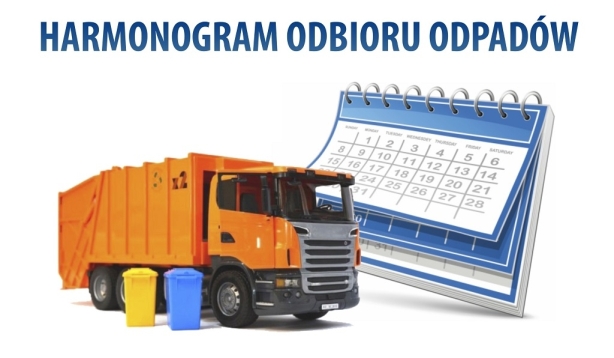 UWAGA!!! Nowe terminy odbioru odpadów