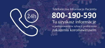 Telefoniczna informacja pacjenta - Koronawirus