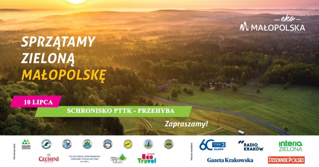 Posprzątajmy razem zielone szlaki Małopolski w sobotę 10 lipca