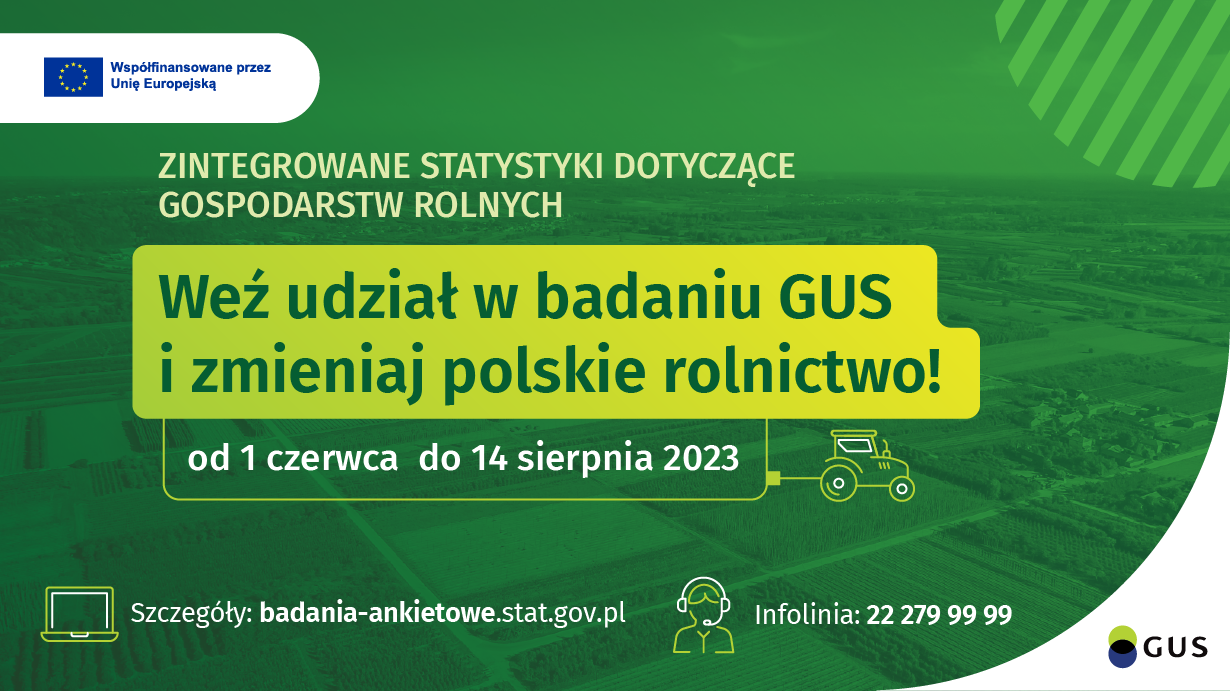 Badanie rolnicze realizowane przez Główny Urząd Statystyczny